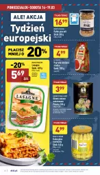 Gazetka promocyjna Aldi - Katalog spożywczy - Gazetka - ważna od 19.03 do 19.03.2022 - strona 20 - produkty: Oliwki zielone, Sos, Ser, Oliwki, Papryka, Tera, Tuńczyk, Lasagne, King’s Crown, Kukurydza