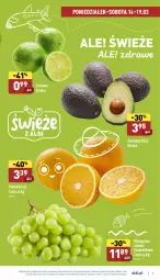 Gazetka promocyjna Aldi - Katalog spożywczy - Gazetka - ważna od 19.03 do 19.03.2022 - strona 3 - produkty: Pomarańcze, Winogrona, Limonka, Wino
