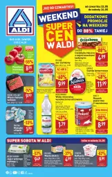 Gazetka promocyjna Aldi - Oferta weekendowa - Gazetka - ważna od 24.05 do 24.05.2025 - strona 1 - produkty: Mięso mielone, Krakus, Sok, Ser, Mus, Papier, Jaja, Mięsne specjały, Raffaello, Szynka konserwowa, Szynka, Czekolada mleczna, Ręcznik, Muszynianka, Czekolada, Ferrero, Woda mineralna, Woda, Masło, Pomidory, Jaja z wolnego wybiegu, Mięso, Michałki, Fa