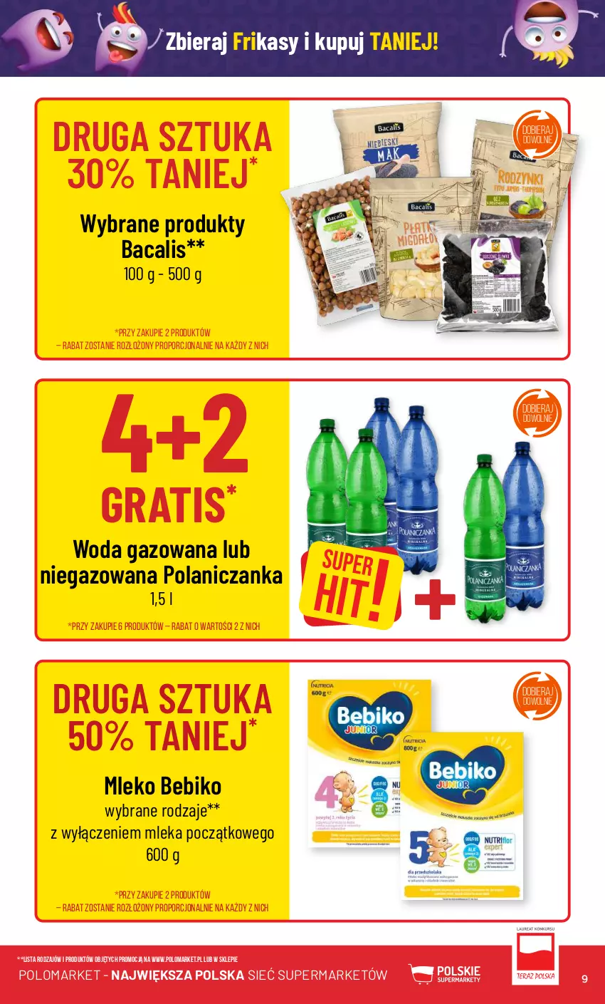 Gazetka promocyjna PoloMarket - Gazetka pomocyjna - ważna 06.12 do 12.12.2023 - strona 9 - produkty: Bebiko, Gra, Mleko, Por, Woda, Woda gazowana