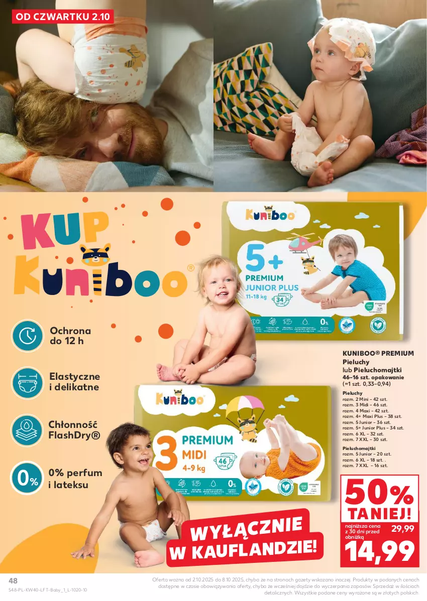 Gazetka promocyjna Kaufland - Gazetka tygodnia - ważna 02.10 do 08.10.2025 - strona 48 - produkty: Majtki, Perfum, Pieluchomajtki, Pieluchy