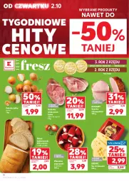 Gazetka promocyjna Kaufland - Gazetka tygodnia - Gazetka - ważna od 08.10 do 08.10.2025 - strona 10 - produkty: Piec, Cebula, Warzywa, Ser, Królewski, Szynka, Pieczywo, Owoce, Chleb, Golonka wieprzowa