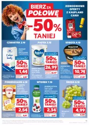 Gazetka promocyjna Kaufland - Gazetka tygodnia - Gazetka - ważna od 08.10 do 08.10.2025 - strona 15 - produkty: Makaron, Danone, Cukier, Jogurt, Diamant, Activia, Lody, Winogrona, Bebiko, Wino, Jogurt pitny