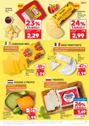 Gazetka promocyjna Kaufland - Gazetka tygodnia - Gazetka - ważna od 08.10 do 08.10.2025 - strona 25 - produkty: Cheddar, Ser, Salami, Twaróg, Brie, Pesto, Aksam, Gouda