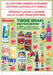 Gazetka promocyjna Kaufland - Gazetka tygodnia - Gazetka - ważna od 08.10 do 08.10.2025 - strona 42 - produkty: Piwa, Piwo, Sok, Koc, Gra, Somersby, Warka, Radler, Okocim