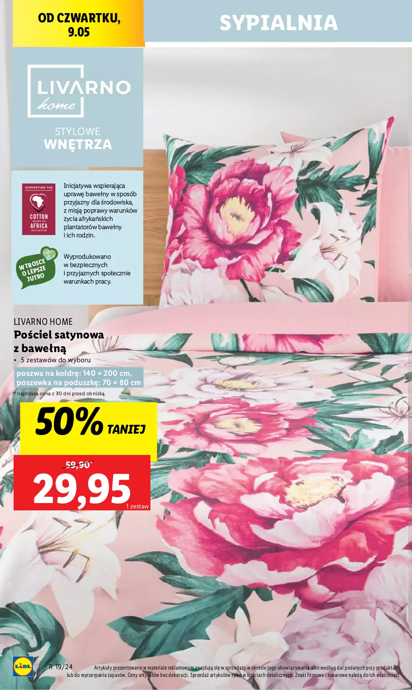 Gazetka promocyjna Lidl - GAZETKA - ważna 09.05 do 11.05.2024 - strona 14 - produkty: Ivar, Piec, Pościel, Poszewka, Sypialnia