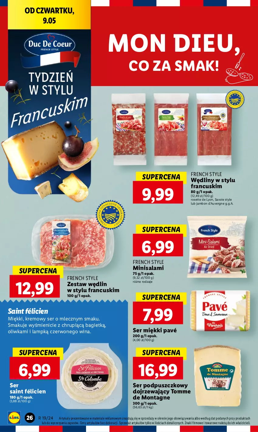 Gazetka promocyjna Lidl - GAZETKA - ważna 09.05 do 11.05.2024 - strona 32 - produkty: Salami, Ser