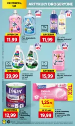 Gazetka promocyjna Lidl - GAZETKA - Gazetka - ważna od 11.05 do 11.05.2024 - strona 46 - produkty: Coccolino, Papier, Papier toaletowy, Velvet, Płyn do płukania, Ręcznik, Flora