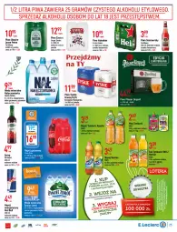 Gazetka promocyjna E Leclerc - Gazetka - ważna od 16.04 do 16.04.2022 - strona 25 - produkty: Piwa, Piwo, Nałęczowianka, Koc, Gin, Gra, Red Bull, Kosz, Heineken, Tyskie, Carlsberg, Napój gazowany, Syrop, Woda mineralna, Woda, Okocim, Napój, Herbapol