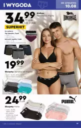 Gazetka promocyjna Biedronka - Gazetka - ważna od 12.08 do 12.08.2023 - strona 27 - produkty: Puma, Top, Ser, Karp, Bielizna, Figi, Bokserki
