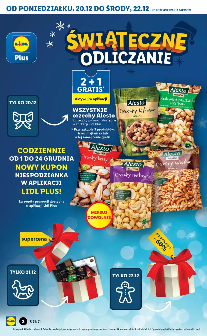 Gazetka promocyjna Lidl - GAZETKA - ważna 20.12 do 24.12.2021 - strona 2 - produkty: Gra