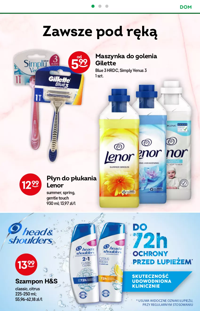 Gazetka promocyjna Żabka - ważna 10.11 do 23.11.2021 - strona 42 - produkty: Lenor, Maszynka, Maszynka do golenia, Płyn do płukania, Szampon, Szynka, Venus