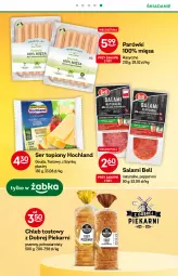 Gazetka promocyjna Żabka - Gazetka - ważna od 23.11 do 23.11.2021 - strona 26 - produkty: Ser topiony, Top, Ser, Salami, Bell, Parówki, Chleb tostowy, Hochland, Chleb, Gouda