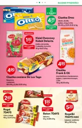 Gazetka promocyjna Żabka - Gazetka - ważna od 23.11 do 23.11.2021 - strona 38 - produkty: Ciastka, Por, Kisiel, Chia, Tago, Sezam, Rogal, Baton, Kubek, Ciastka owsiane, Delecta, Kakao, Oreo