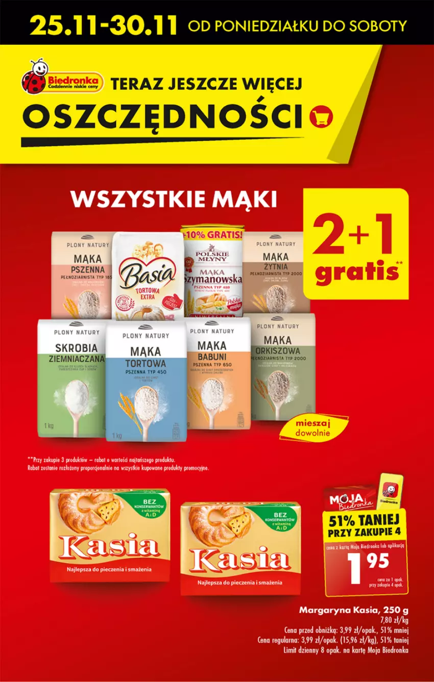 Gazetka promocyjna Biedronka - Od Poniedziałku - ważna 25.11 do 30.11.2024 - strona 13 - produkty: Gra, Kasia, Margaryna, Piec, Tera