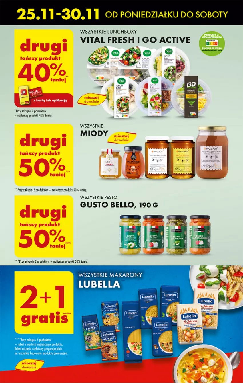 Gazetka promocyjna Biedronka - Od Poniedziałku - ważna 25.11 do 30.11.2024 - strona 45 - produkty: Bell, Bella, Lubella, Makaron, Pesto, Por