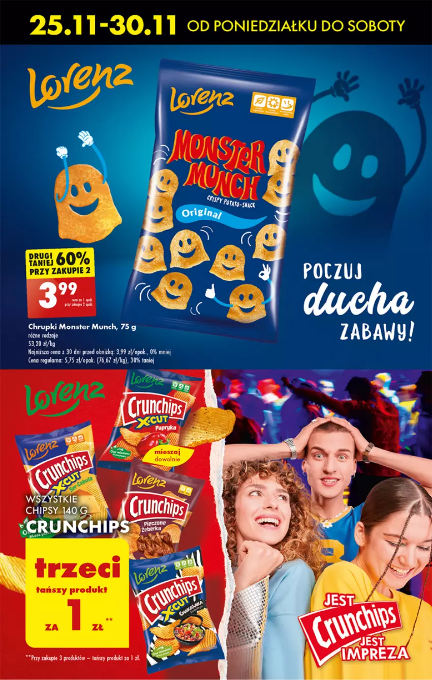 Gazetka promocyjna Biedronka - Od Poniedziałku - ważna 25.11 do 30.11.2024 - strona 53 - produkty: Chrupki, Monster Munch