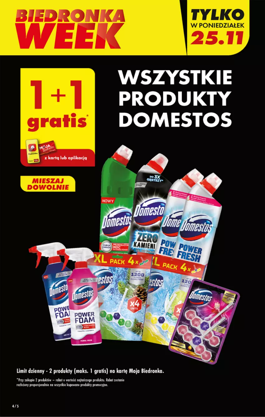 Gazetka promocyjna Biedronka - Od Poniedziałku - ważna 25.11 do 30.11.2024 - strona 6 - produkty: Domestos, Gra, Por