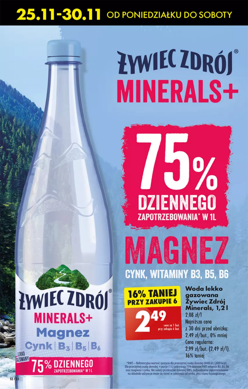 Gazetka promocyjna Biedronka - Od Poniedziałku - ważna 25.11 do 30.11.2024 - strona 62 - produkty: Cynk, Magnez, Pokrywa, Por, Woda