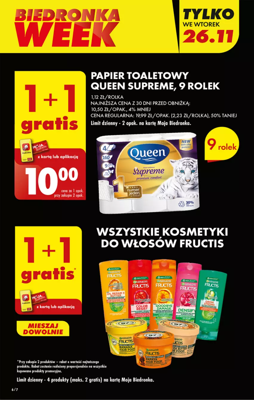 Gazetka promocyjna Biedronka - Od Poniedziałku - ważna 25.11 do 30.11.2024 - strona 8 - produkty: Fructis, Gra, Papier, Papier toaletowy, Por