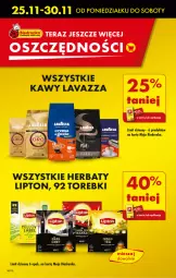 Gazetka promocyjna Biedronka - Od Poniedziałku - Gazetka - ważna od 30.11 do 30.11.2024 - strona 16 - produkty: Tera, Lipton, Lavazza
