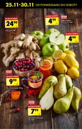 Gazetka promocyjna Biedronka - Od Poniedziałku - Gazetka - ważna od 30.11 do 30.11.2024 - strona 19 - produkty: Jabłka, Imbir