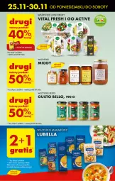 Gazetka promocyjna Biedronka - Od Poniedziałku - Gazetka - ważna od 30.11 do 30.11.2024 - strona 45 - produkty: Lubella, Makaron, Por, Bell, Pesto, Bella