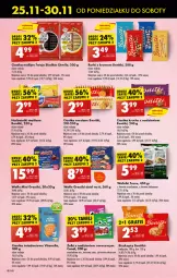 Gazetka promocyjna Biedronka - Od Poniedziałku - Gazetka - ważna od 30.11 do 30.11.2024 - strona 50 - produkty: Ciastka, Gra, Mini Grześki, Bonitki, Wafle, Herbatniki, Grześki, Rurki, Danio, Ciastka owsiane, Biszkopty