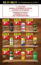Gazetka promocyjna Biedronka - Od Poniedziałku - Gazetka - ważna od 30.11 do 30.11.2024 - strona 59 - produkty: Piwa, Piwo, Koc, Gra, Warka, Piwo jasne, Radler, Okocim, LG, Fa