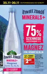 Gazetka promocyjna Biedronka - Od Poniedziałku - Gazetka - ważna od 30.11 do 30.11.2024 - strona 62 - produkty: Por, Cynk, Woda, Pokrywa, Magnez