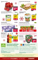 Gazetka promocyjna Stokrotka - Supermarket - Gazetka - ważna od 20.12 do 20.12.2023 - strona 32 - produkty: Piwa, Piwo, Kurczak, Torebka, Warzywa, Ser, Gra, Telefon, Twaróg, Filet z piersi kurczaka, Papryka czerwona, Papryka, Bonduelle, O nas, Coca-Cola, Sałat, Przyprawy, Perła, Czekolada, Fanta, Owoce, Wagi, Grill, Sprite, Kamis, Napój, Mięso, Milka, Kukurydza, Fa