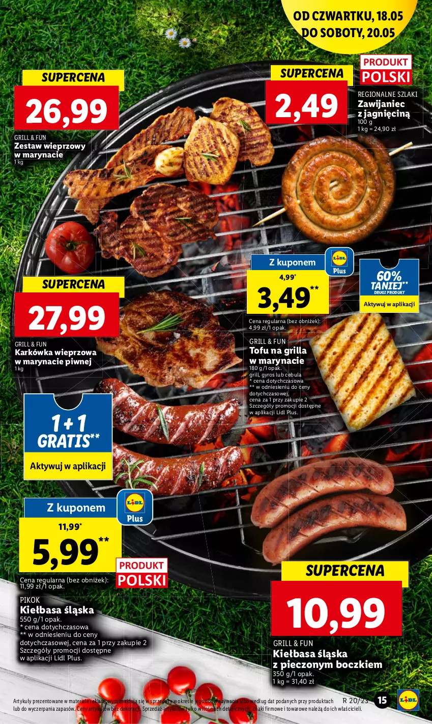 Gazetka promocyjna Lidl - GAZETKA - ważna 18.05 do 20.05.2023 - strona 19 - produkty: Cebula, Gra, Grill, Gyros, Karkówka wieprzowa, Piec, PIKOK