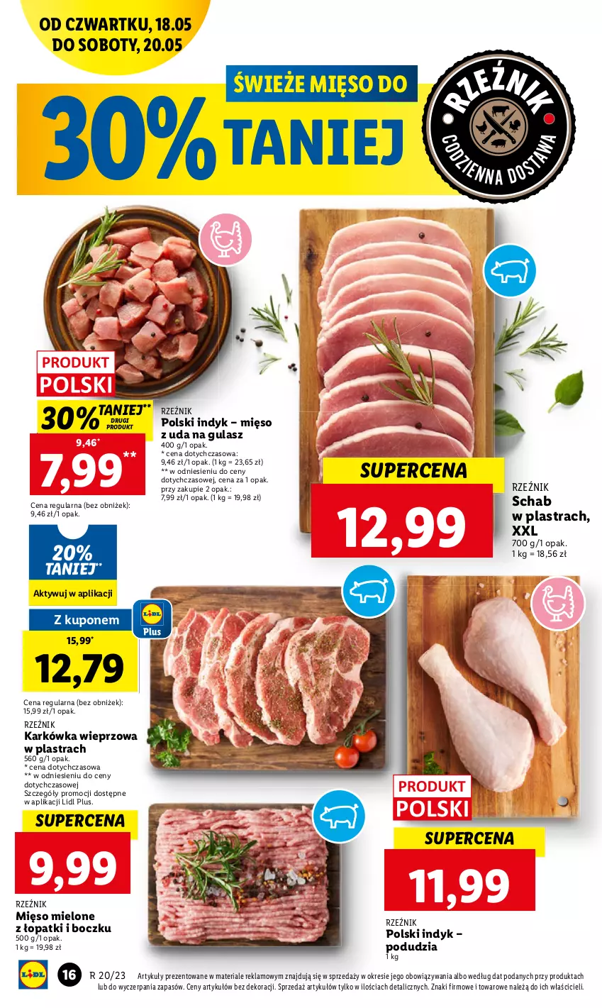 Gazetka promocyjna Lidl - GAZETKA - ważna 18.05 do 20.05.2023 - strona 20 - produkty: Mięso