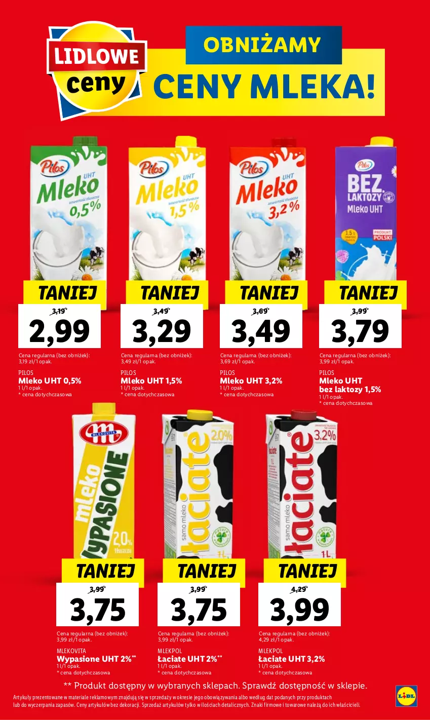 Gazetka promocyjna Lidl - GAZETKA - ważna 18.05 do 20.05.2023 - strona 7 - produkty: Mleko, Mlekovita, Pilos