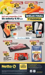 Gazetka promocyjna Netto - Gazetka spożywcza - Gazetka - ważna od 09.10 do 09.10.2021 - strona 16 - produkty: Piec, Sok, Por, Jaja, Siatka, Morliny, Mintaj, Kiełbasa, Kiełbasa śląska