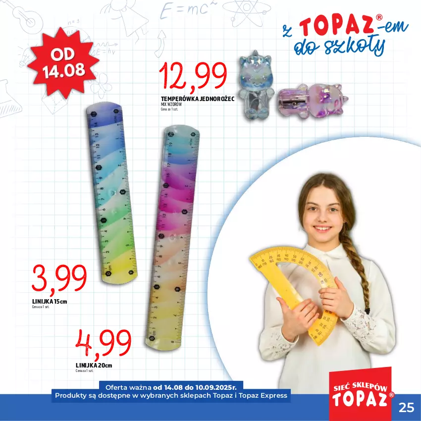 Gazetka promocyjna Topaz - Gazetka - ważna 17.07 do 10.09.2025 - strona 25 - produkty: Jednorożec, Top