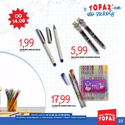 Gazetka promocyjna Topaz - Gazetka - Gazetka - ważna od 10.09 do 10.09.2025 - strona 23 - produkty: Top, Długopis, Królik