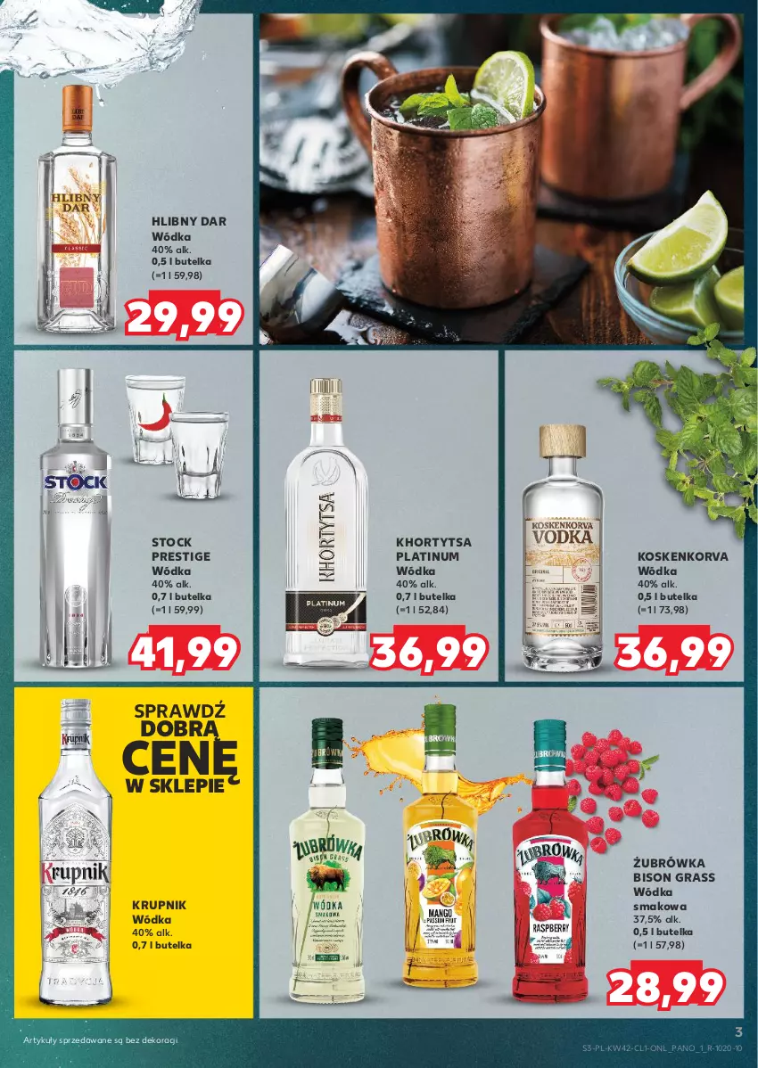 Gazetka promocyjna Kaufland - Barek Kauflandu - ważna 17.10 do 29.10.2024 - strona 3 - produkty: Gra, Krupnik, Stock, Wódka