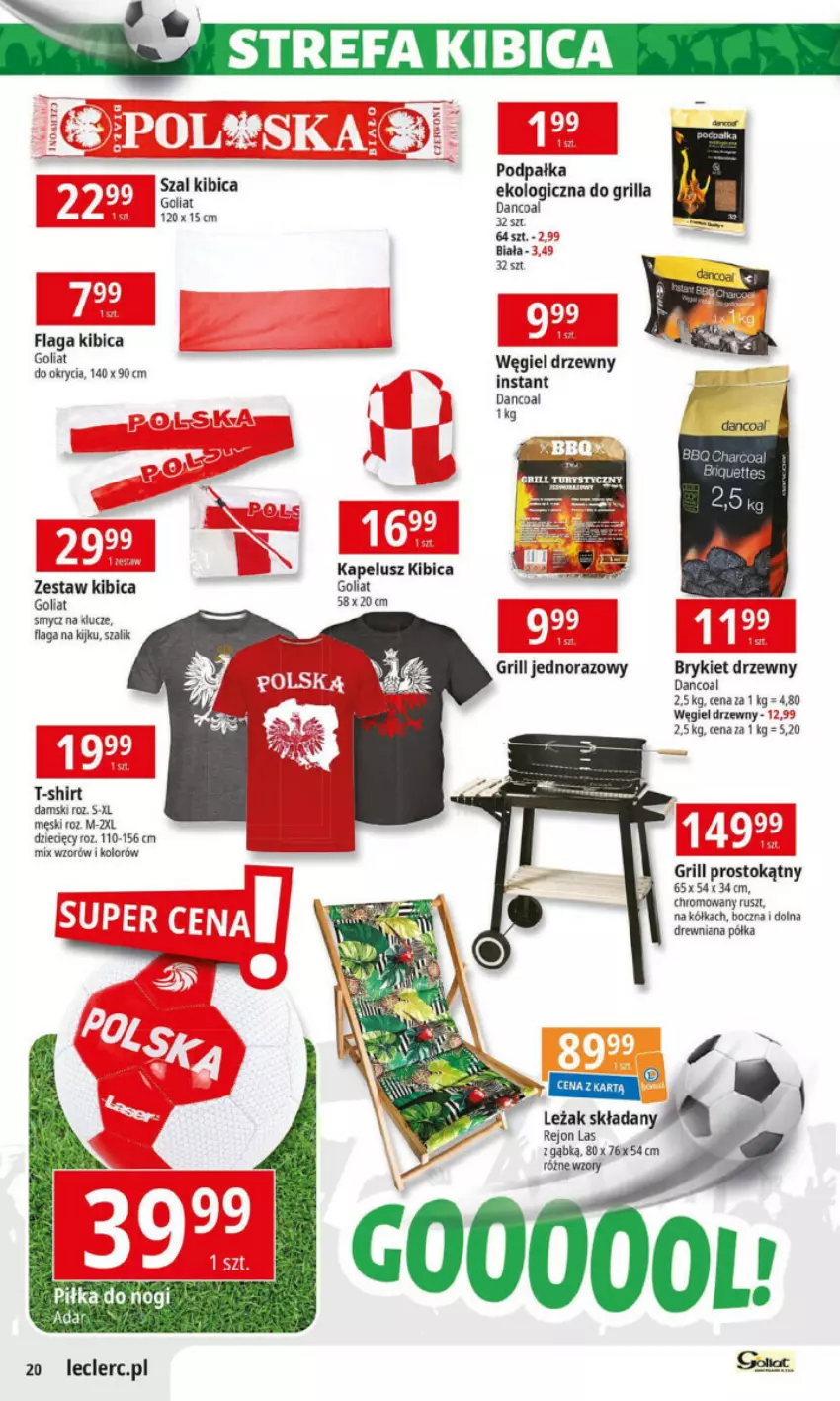 Gazetka promocyjna E Leclerc - ważna 11.06 do 22.06.2024 - strona 3 - produkty: BIC, Brykiet drzewny, Dzieci, Grill, Półka, Smycz, Szal, T-shirt, Węgiel drzewny