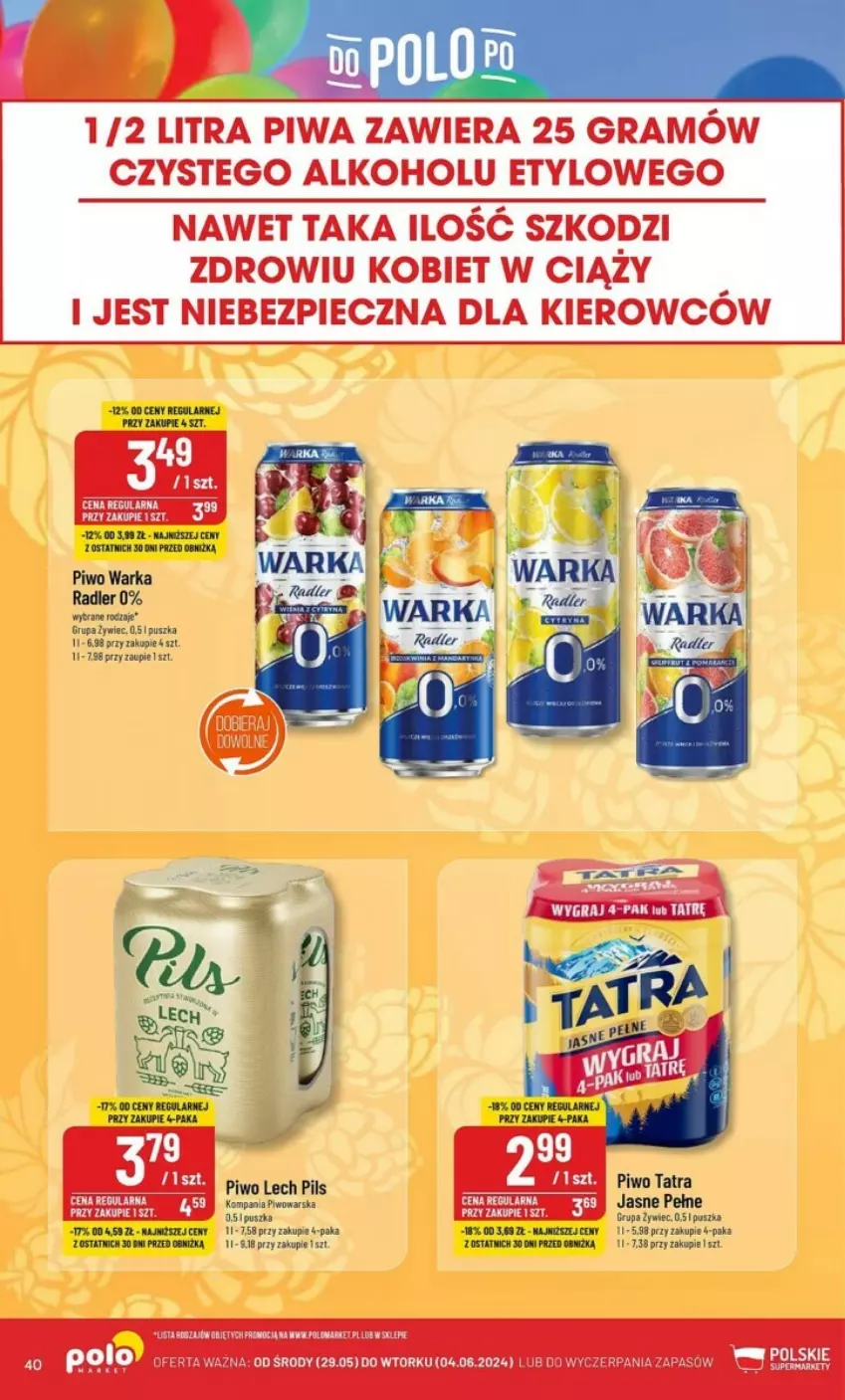 Gazetka promocyjna PoloMarket - ważna 29.05 do 04.06.2024 - strona 35 - produkty: Gra, Piec, Piwa