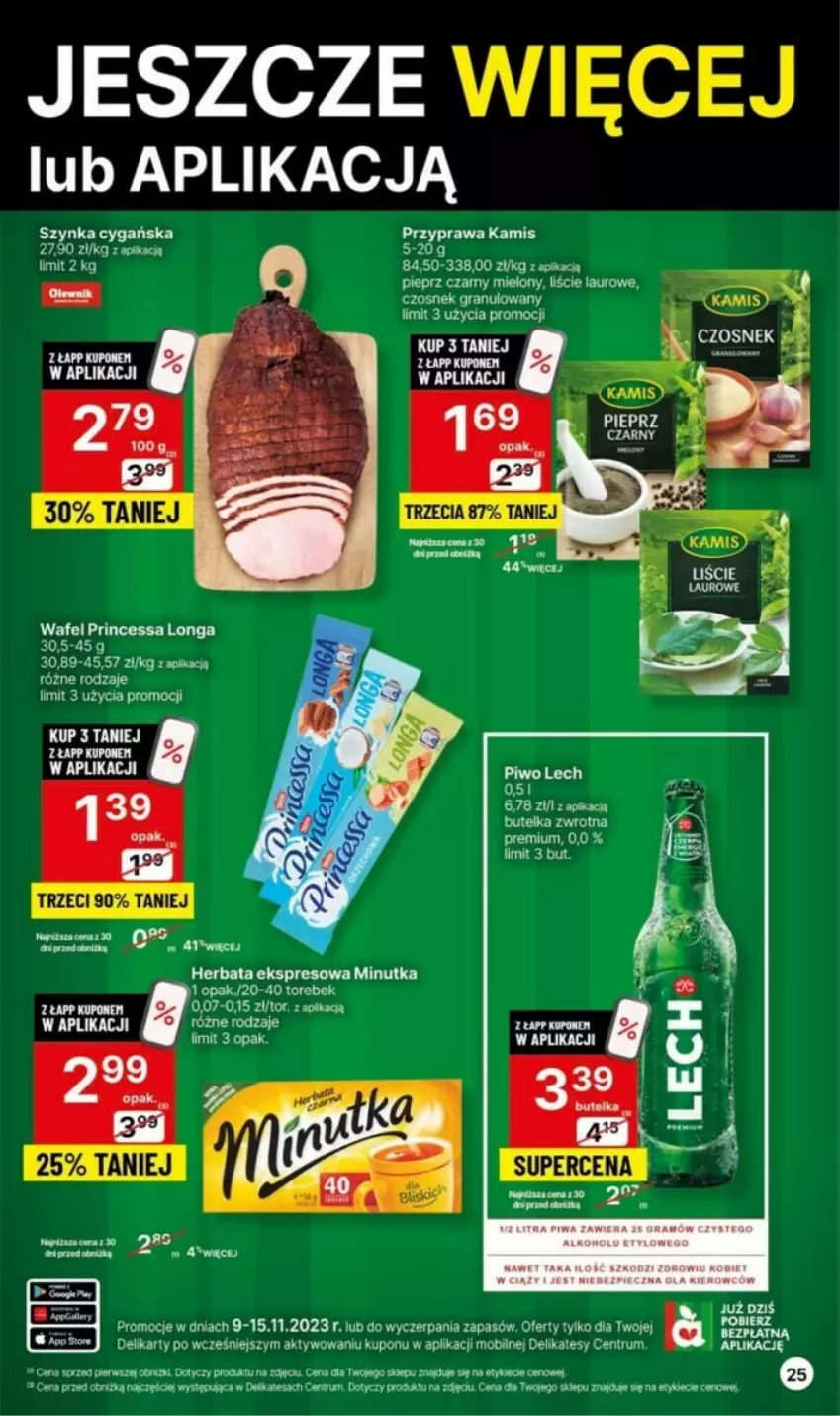 Gazetka promocyjna Delikatesy Centrum - ważna 09.11 do 15.11.2023 - strona 18 - produkty: Czosnek, Czosnek granulowany, Gra, Herbata, Kamis, Laur, Pieprz, Por