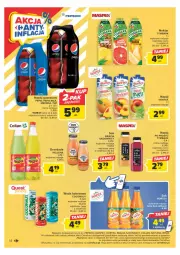 Gazetka promocyjna Carrefour - Gazetka Carrefour - Gazetka - ważna od 06.05 do 06.05.2023 - strona 14 - produkty: Sok, 7up, Pepsi max, Mirinda, Pepsi, Oranżada, Napój gazowany, Tymbark, Woda, Napój, Nektar, Kokos, Hortex