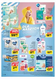 Gazetka promocyjna Carrefour - Gazetka Carrefour - Gazetka - ważna od 06.05 do 06.05.2023 - strona 18 - produkty: HiPP, Mus, Mleko w proszku, Gerber, Pampers, Pieluchy, BoboVita, Kosz, Tran, Bebiko, Chusteczki, Dzieci, Nivea, Podkład, Mleko