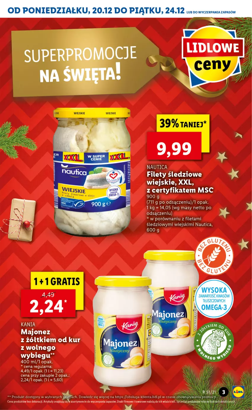 Gazetka promocyjna Lidl - GAZETKA - ważna 20.12 do 24.12.2021 - strona 3 - produkty: Omega-3