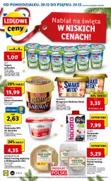 Gazetka promocyjna Lidl - GAZETKA - Gazetka - ważna od 24.12 do 24.12.2021 - strona 32 - produkty: Masło klarowane, Jogurt naturalny, Ser, Por, Twaróg, Piątnica, Zott, Jogurt, Mlekovita, Bazyl, Deser, Masło, Szpinak, Mleko