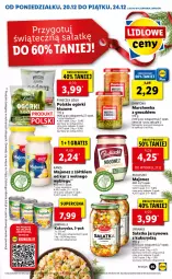 Gazetka promocyjna Lidl - GAZETKA - Gazetka - ważna od 24.12 do 24.12.2021 - strona 35 - produkty: Majonez, Sałatka, Marchewka, Dawtona, Gra, Bonduelle, Sałat, Pudliszki, Kukurydza, Fa