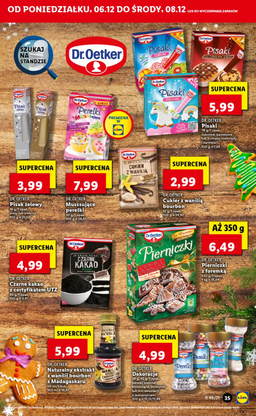 Gazetka promocyjna Lidl - GAZETKA - ważna 06.12 do 08.12.2021 - strona 35 - produkty: Bourbon, LG