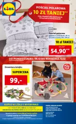 Gazetka promocyjna Lidl - GAZETKA - Gazetka - ważna od 08.12 do 08.12.2021 - strona 64 - produkty: Gry, Kolejka, Ivar, Pościel, Poszewka, Mola, Drewniana kolejka, Olej, LG