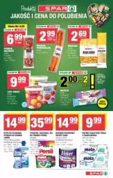 Gazetka promocyjna Spar - Spar - Gazetka - ważna od 15.05 do 15.05.2024 - strona 5 - produkty: Makaron, Papier, Persil, Szal, Wafelek, Wawel, Papier toaletowy, Velvet, Lody, Płyn do płukania, Ręcznik, Mola, Lenor, Pomidor malinowy