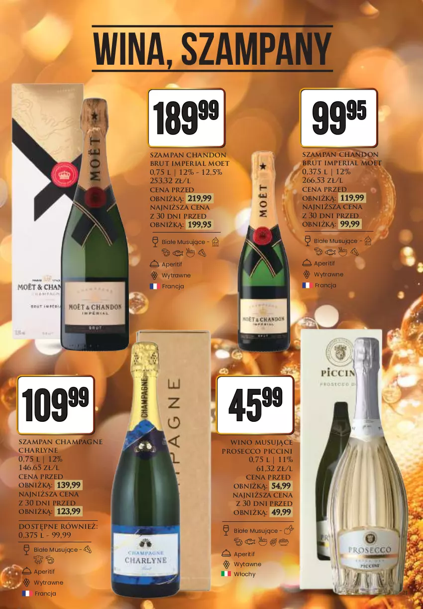 Gazetka promocyjna Dino - Katalog alkoholowy - Nowy Rok - ważna 27.12.2025 do 05.01.2026 - strona 21 - produkty: Mus, Prosecco, Wino, Wino musujące